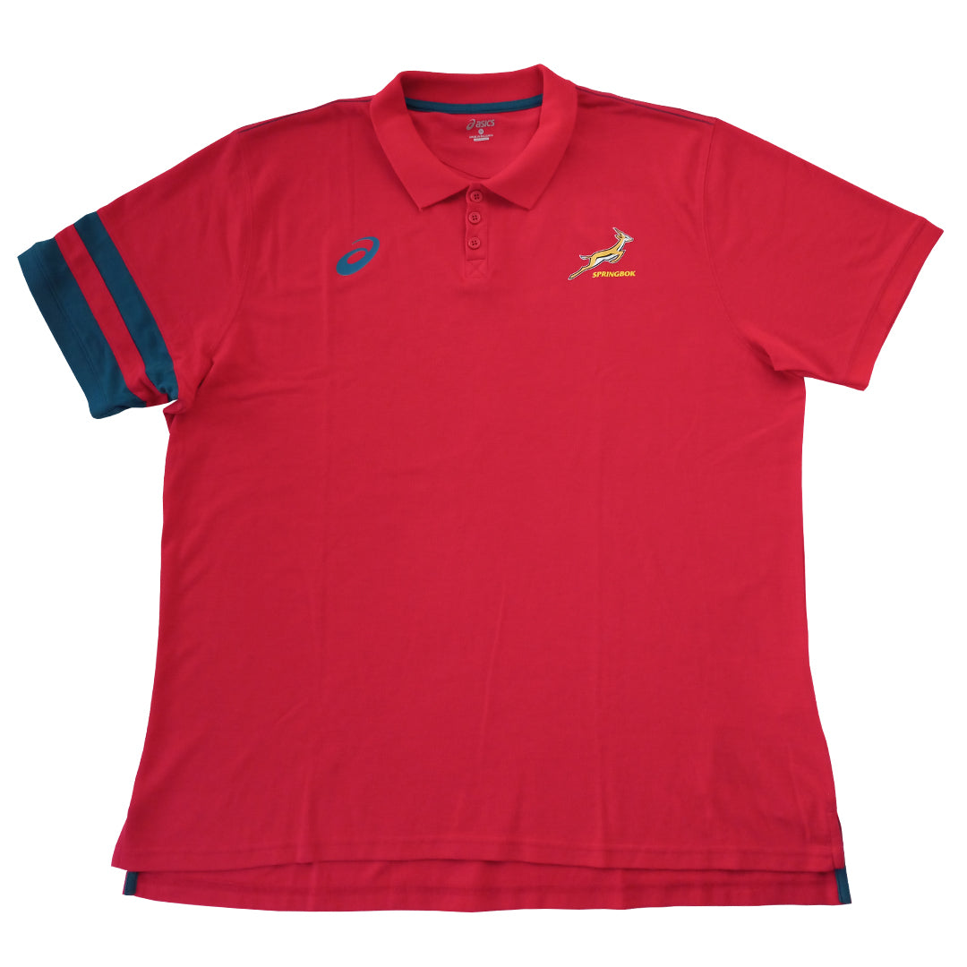 Asics Springbok Red Polo Shirt