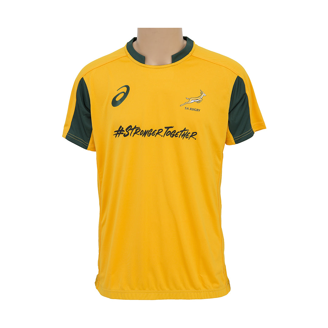 Asics Springbok SA Rugby Yellow Jersey (Stronger Together)